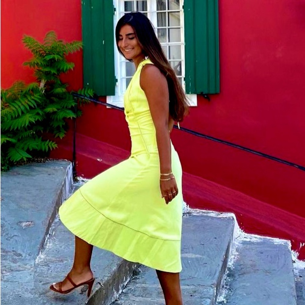 [Like new] Lime Green Proenza Schouler Lime Green Dress